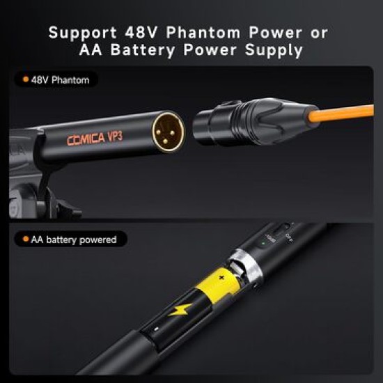 COMICA VP3 XLR Shotgun Microphone